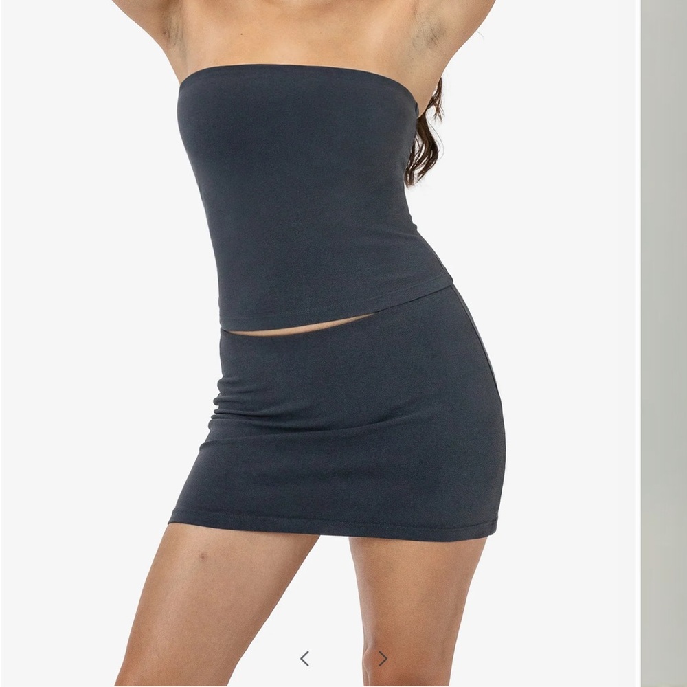 Los Angeles Apparel “Dolphin Blue” Tube Top